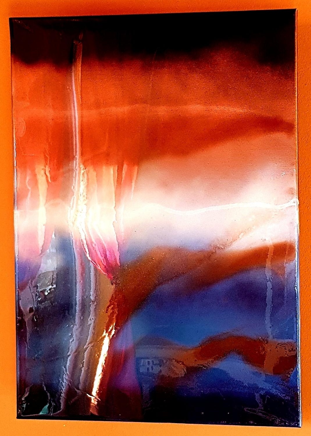 ArteDiAlina.com painting: water under the bridge